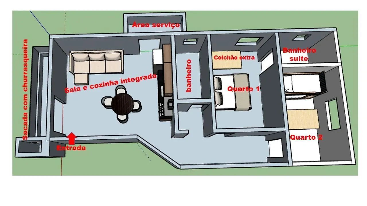 Apartamento Solarium Apartment Bombinhas Brazil